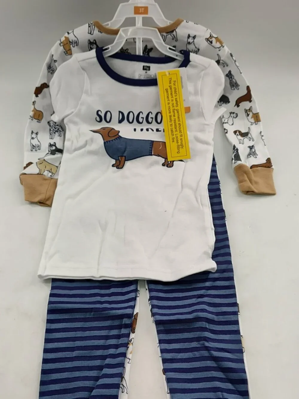 Hudson Baby Pajama Set Navy Dogs Size 3T                               P#737@CMK